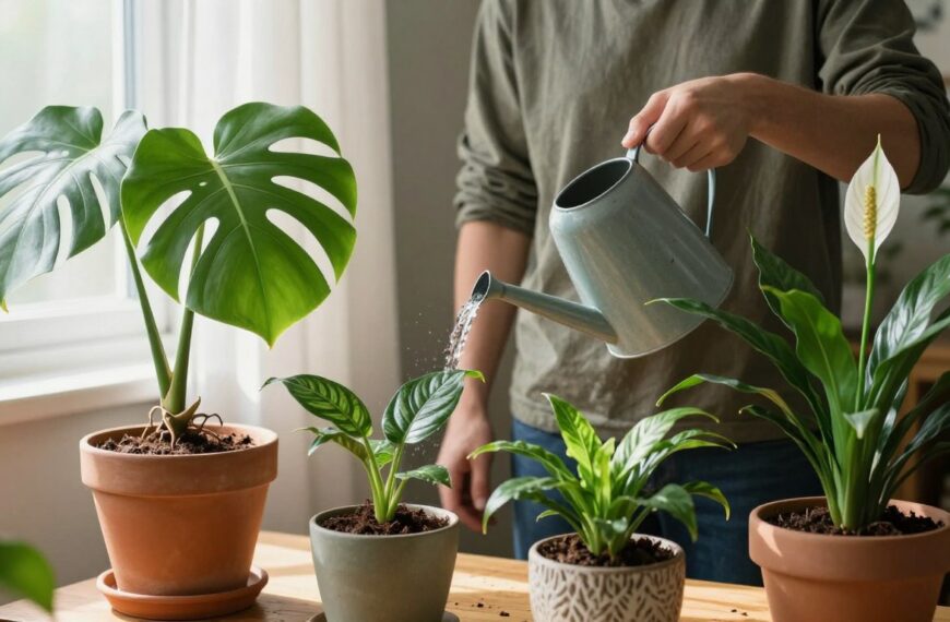 Jak pielęgnować kwiaty doniczkowe