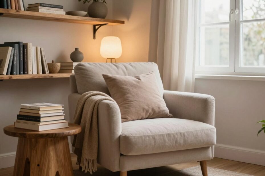 Kącik do czytania w domu