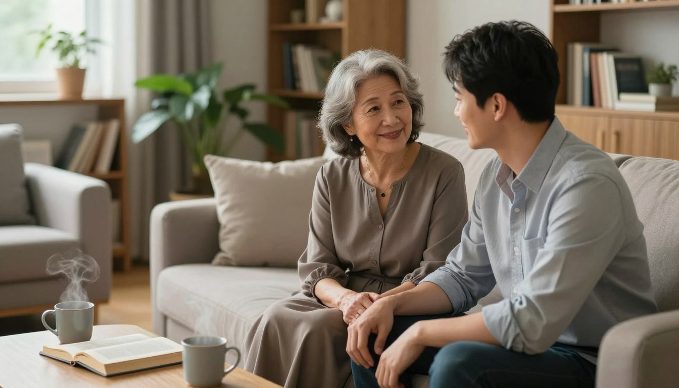 Związek ze starszą kobietą